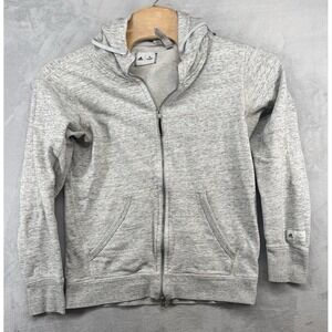 Adidas x Reigning Champ Hoodie Gray Full Zip Heather Athletic Sweatshirt Men's M